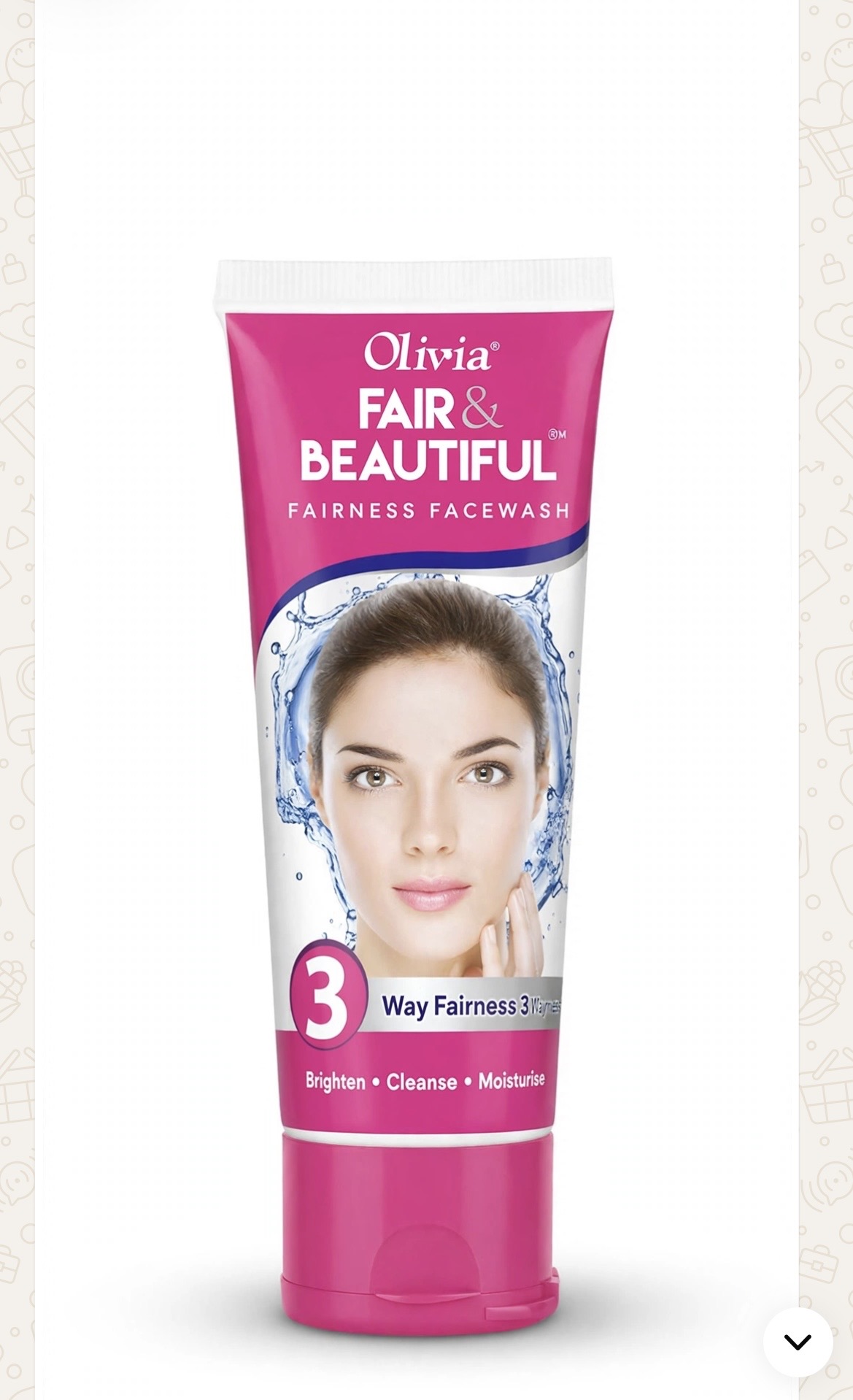 Olivia fair and beautiful face wash